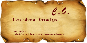 Czeichner Orsolya névjegykártya